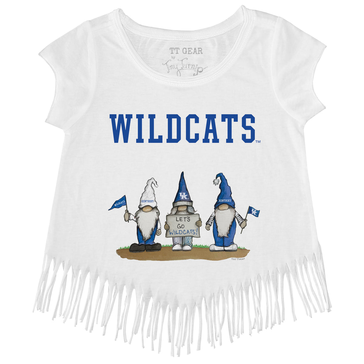 Kentucky Wildcats Gnomes Fringe Tee