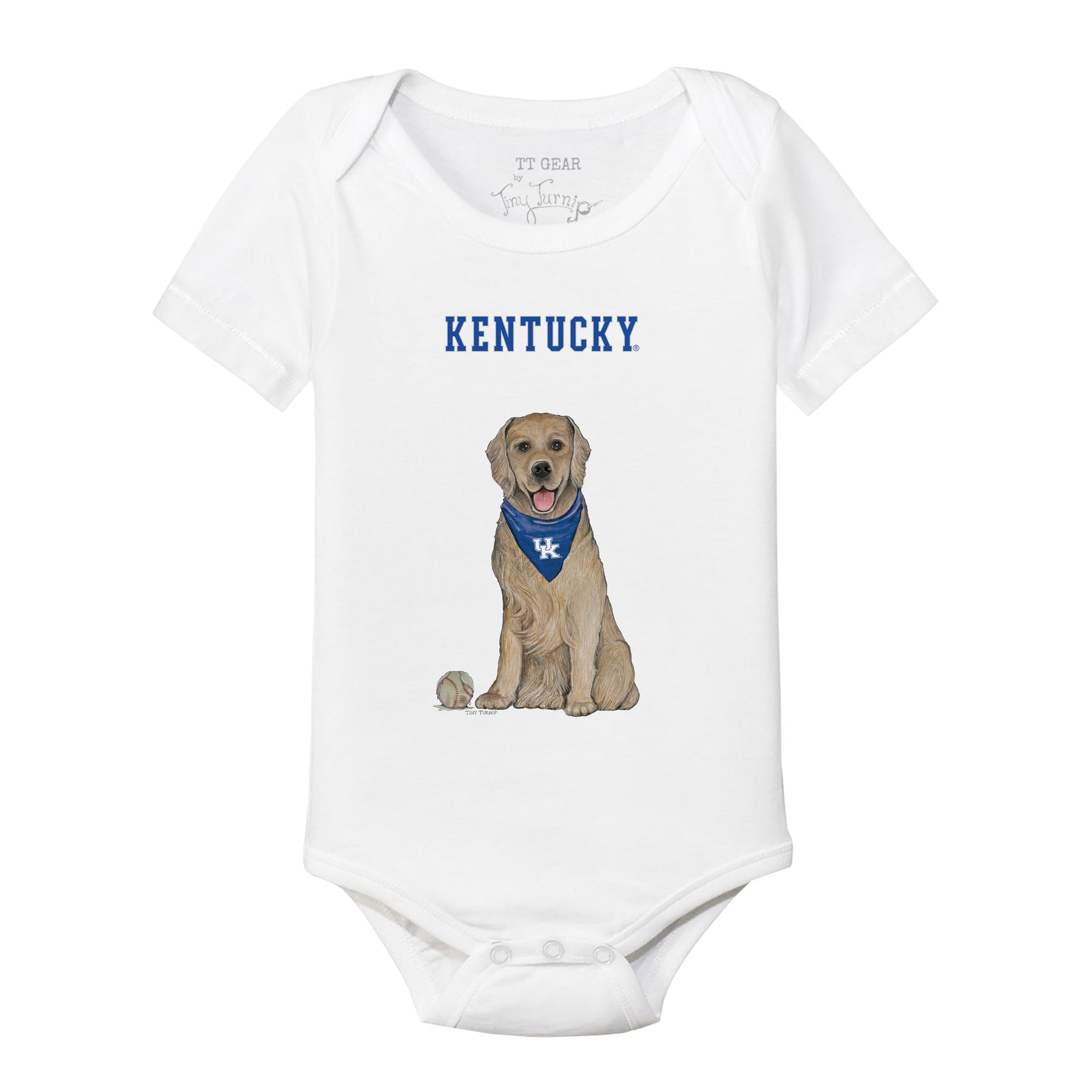 Kentucky Wildcats Golden Retriever Short Sleeve Snapper