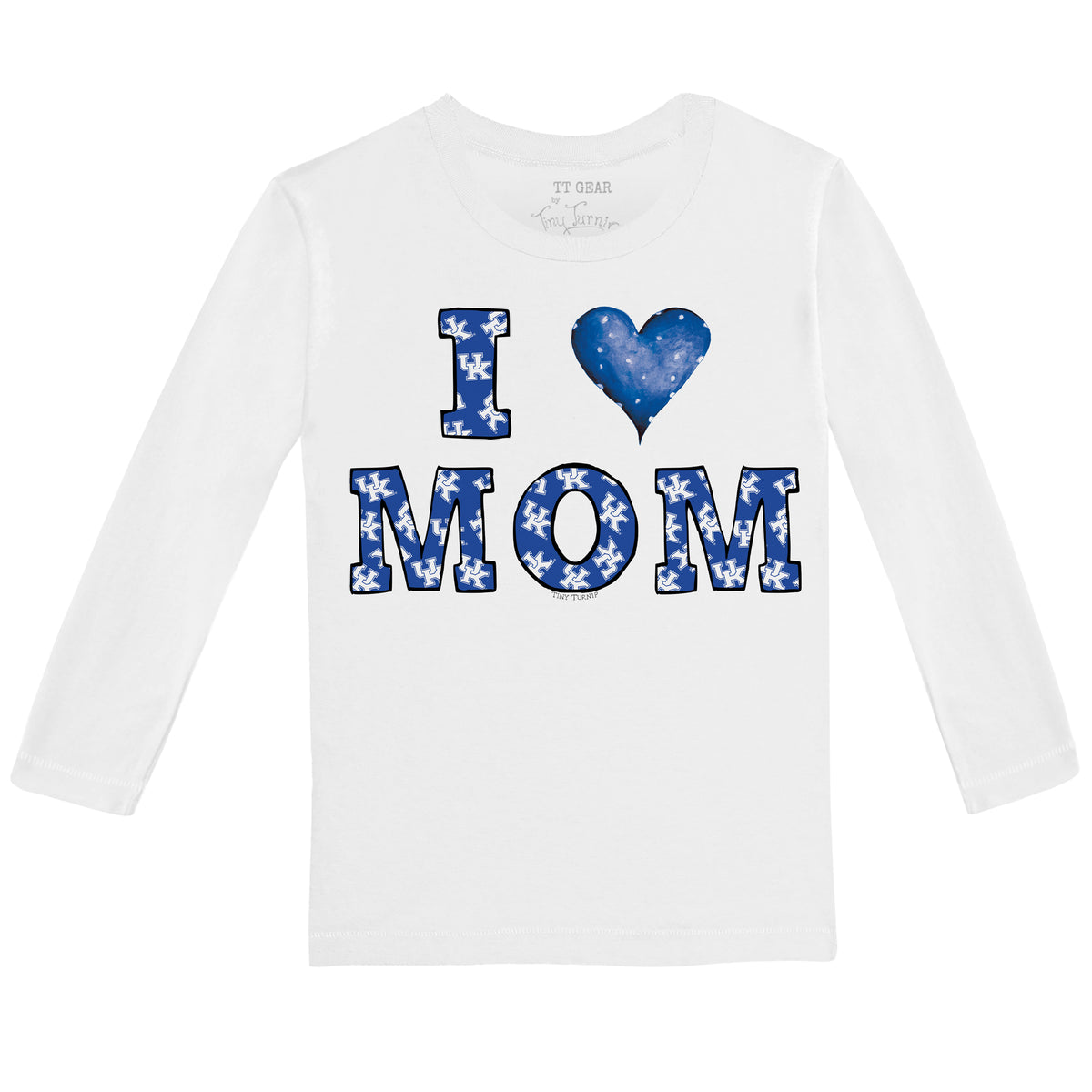 Kentucky Wildcats I Love Mom Long-Sleeve Tee Shirt