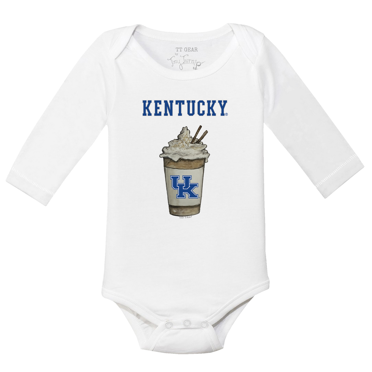 Kentucky Wildcats Latte Long Sleeve Snapper