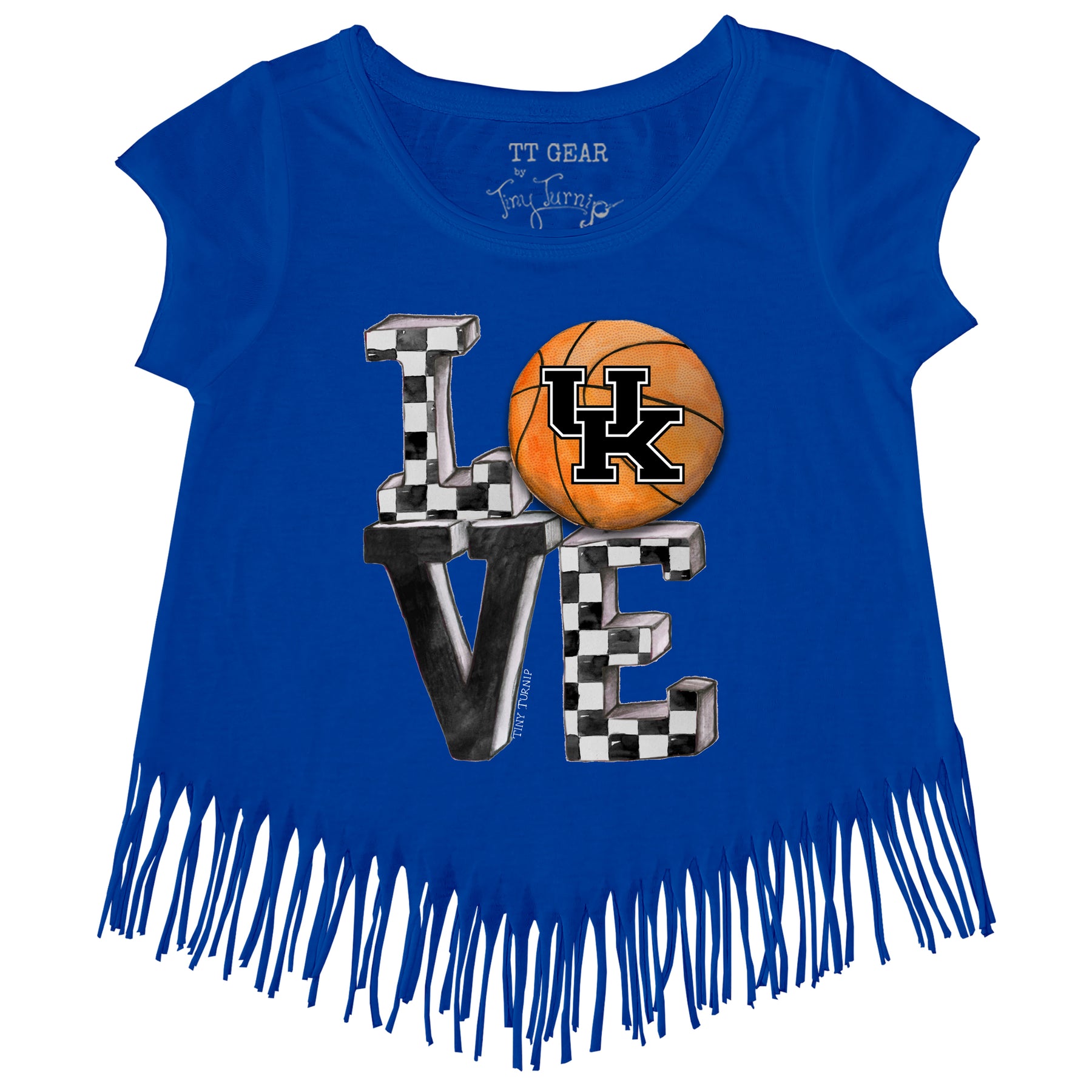 Kentucky Wildcats Love Fringe Tee