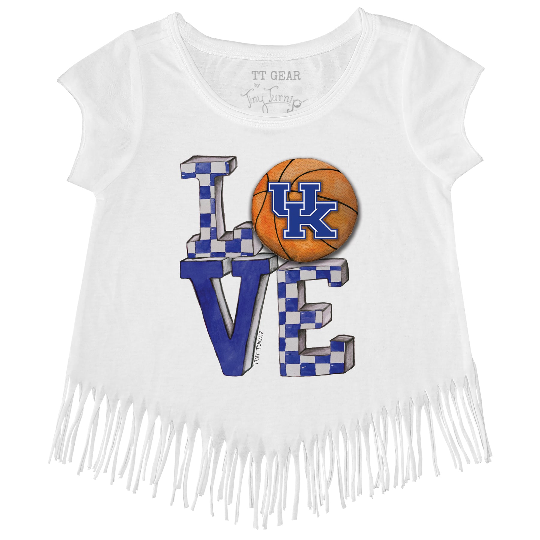 Kentucky Wildcats Love Fringe Tee