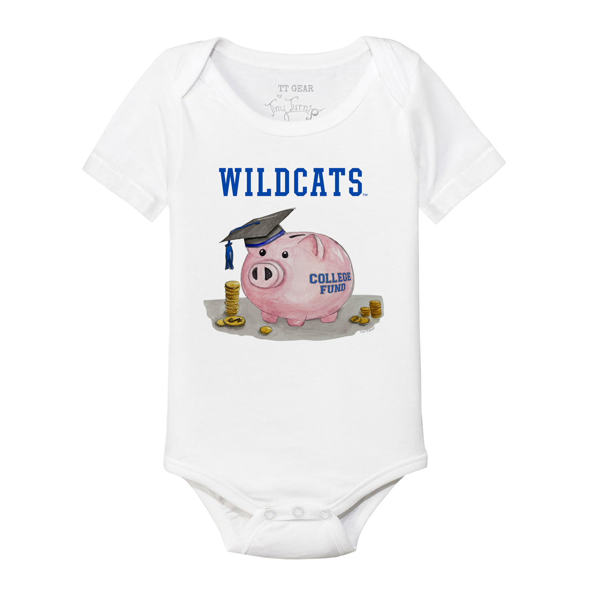 Kentucky Wildcats Piggy Short Sleeve Snapper