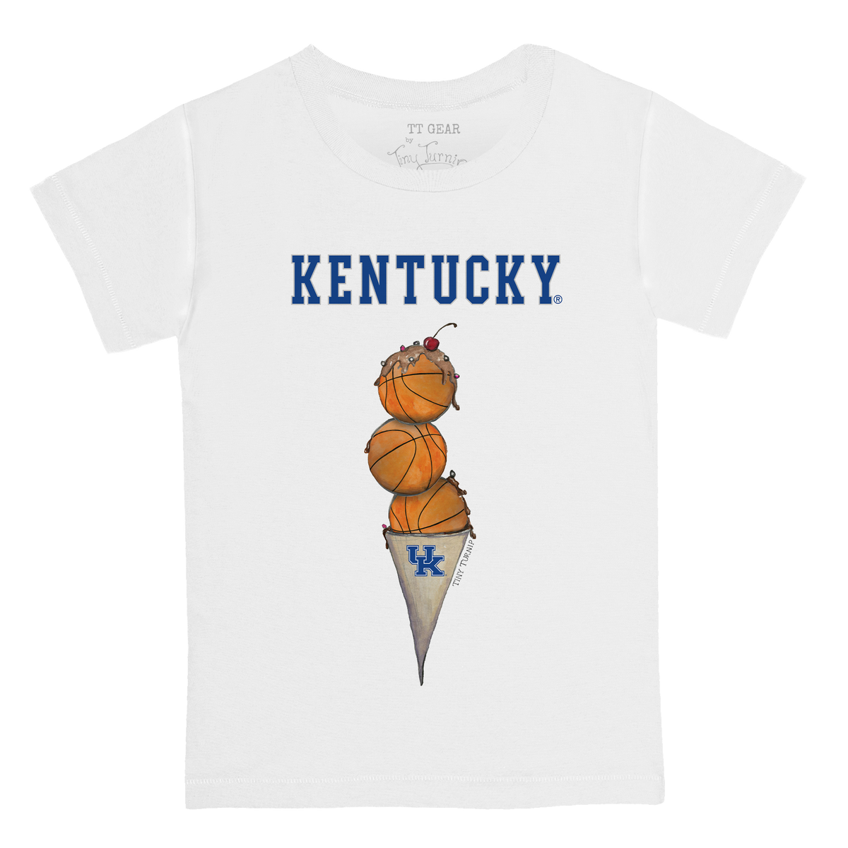 Kentucky Wildcats Basketball Triple Scoop Kid's Tee Shirt