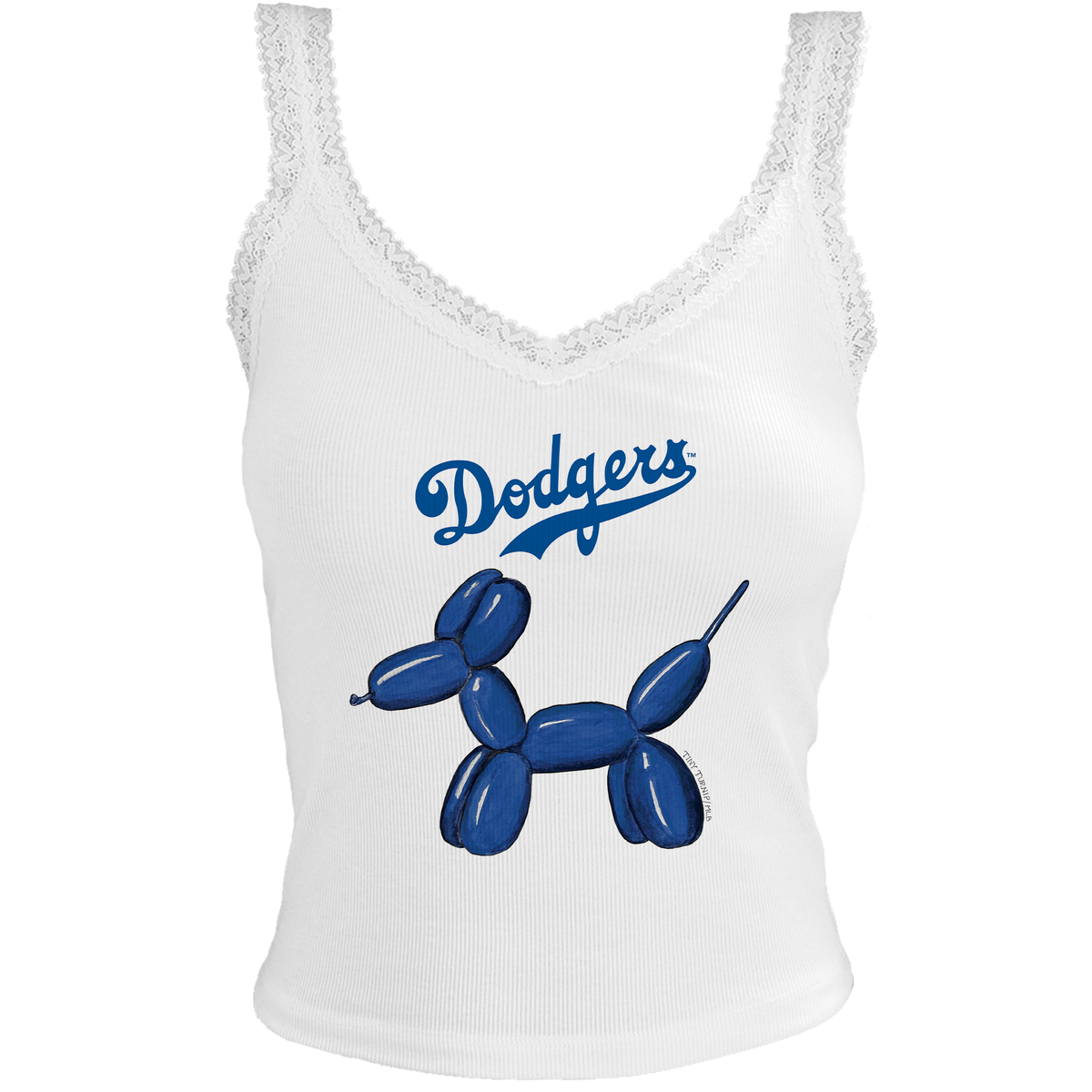 Los Angeles Dodgers Balloon Dog Lace Tank