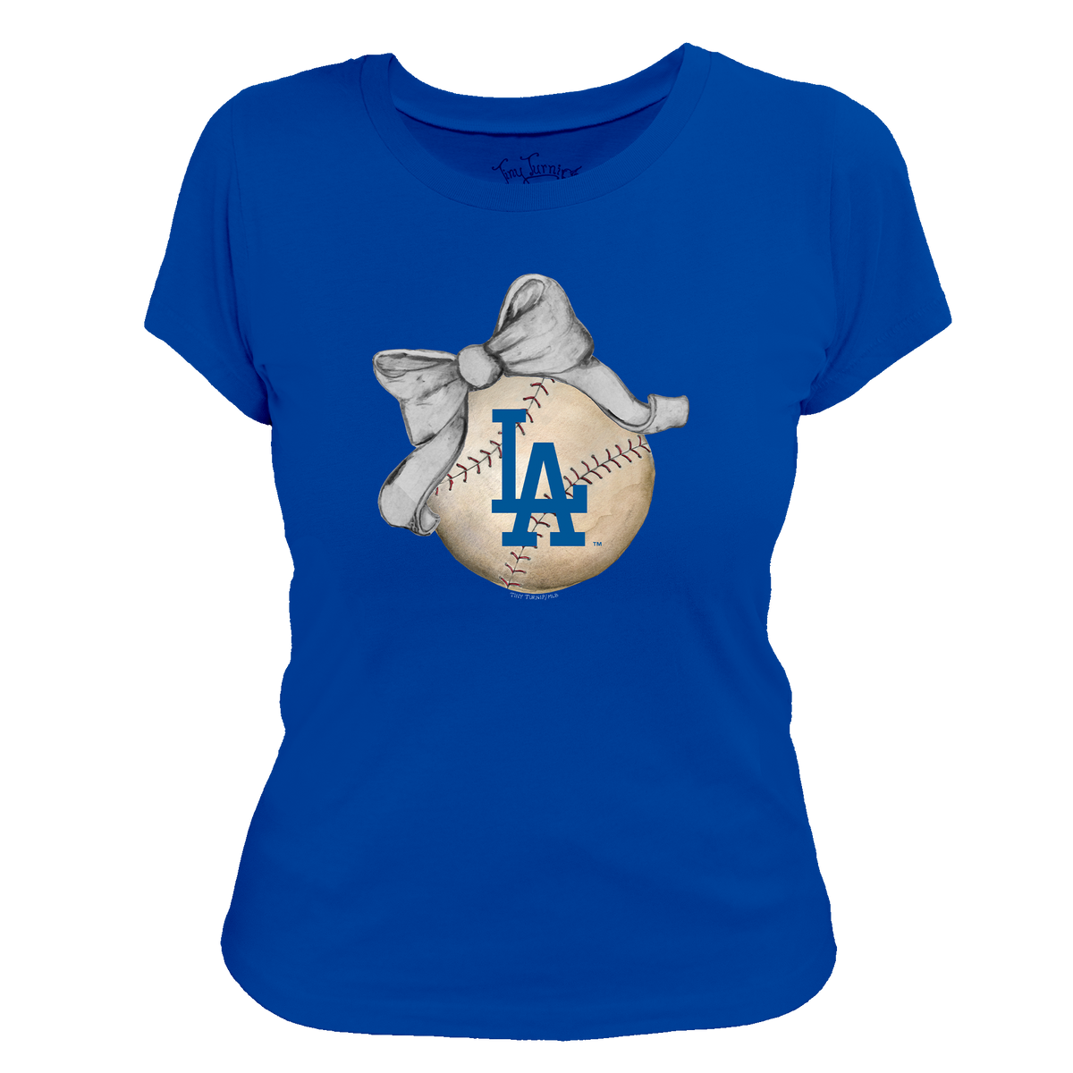 Los Angeles Dodgers Baseball Bow Tee Shirt