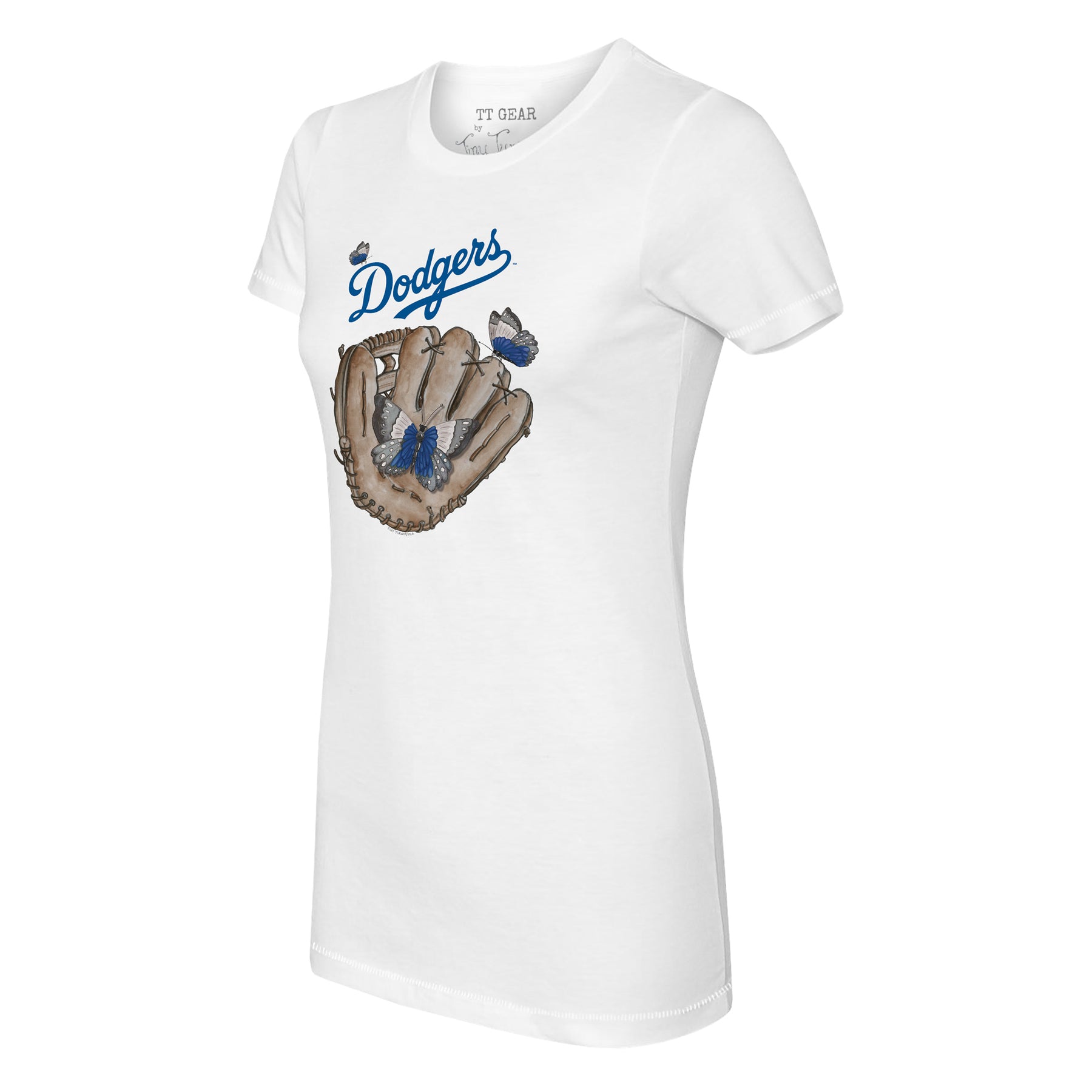 Los Angeles Dodgers Butterfly Glove Tee Shirt