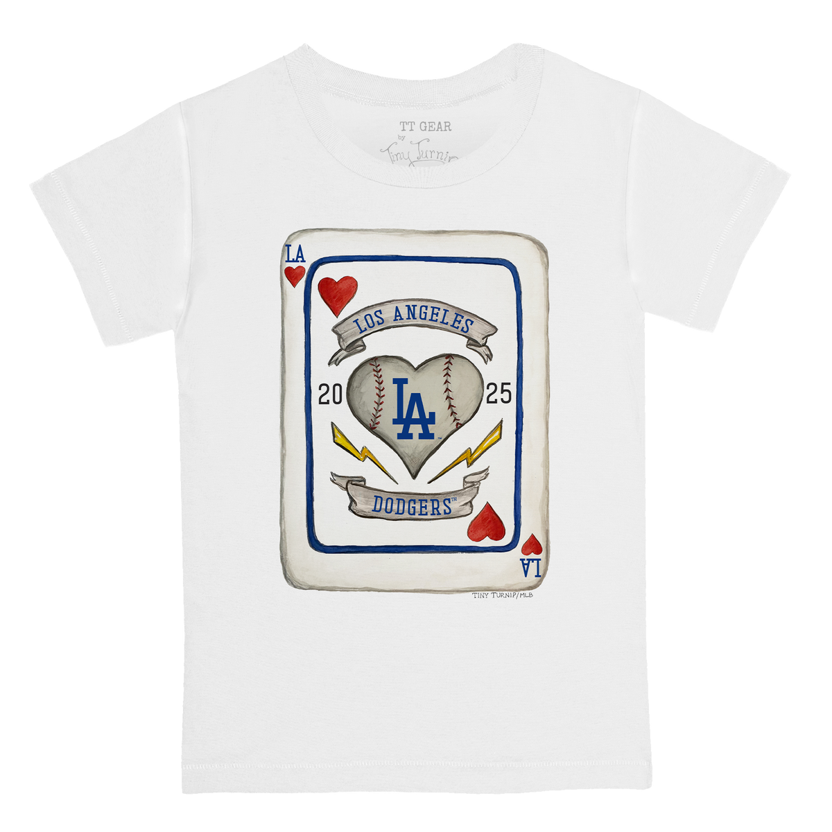 Los Angeles Dodgers Card Kid's Tee Shirt