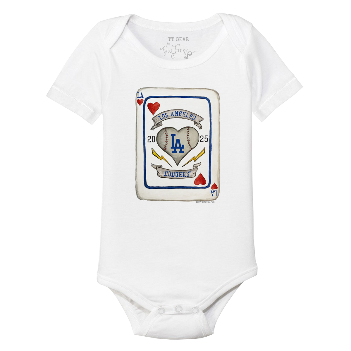 Los Angeles Dodgers Card Short Sleeve Snapper