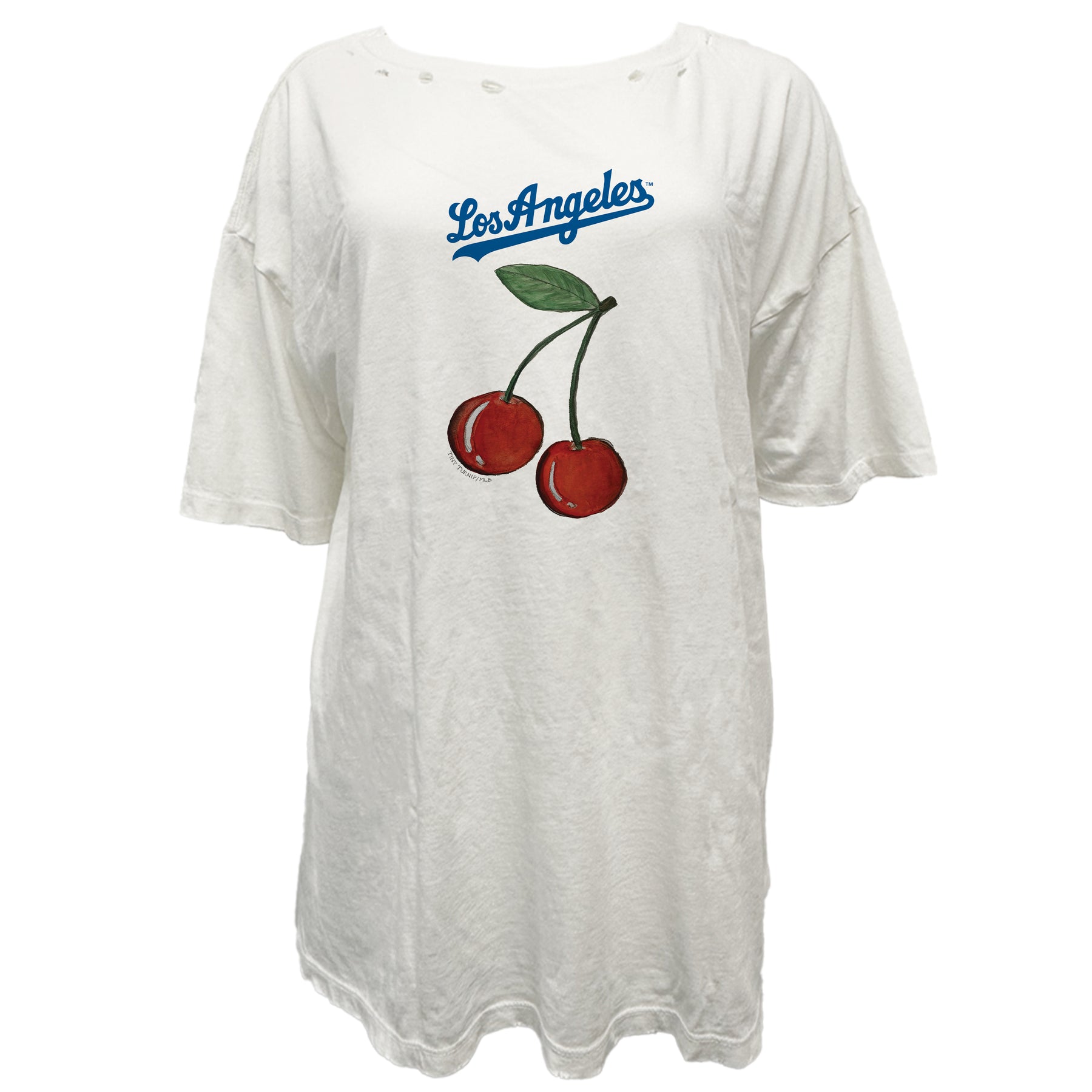 Los Angeles Dodgers Cherry Vintage Tee