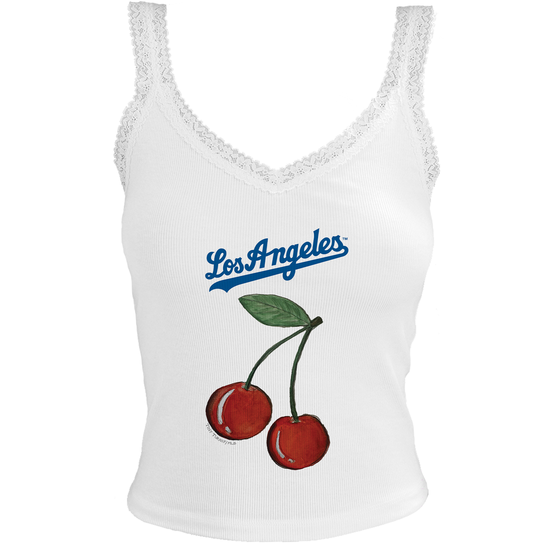Los Angeles Dodgers Cherry Lace Tank