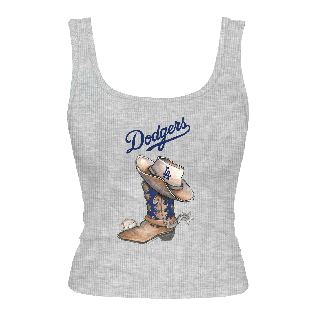 Los Angeles Dodgers Cowboy Boot Emmy Tank