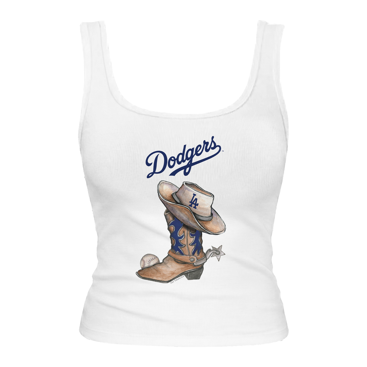 Los Angeles Dodgers Cowboy Boot Emmy Tank
