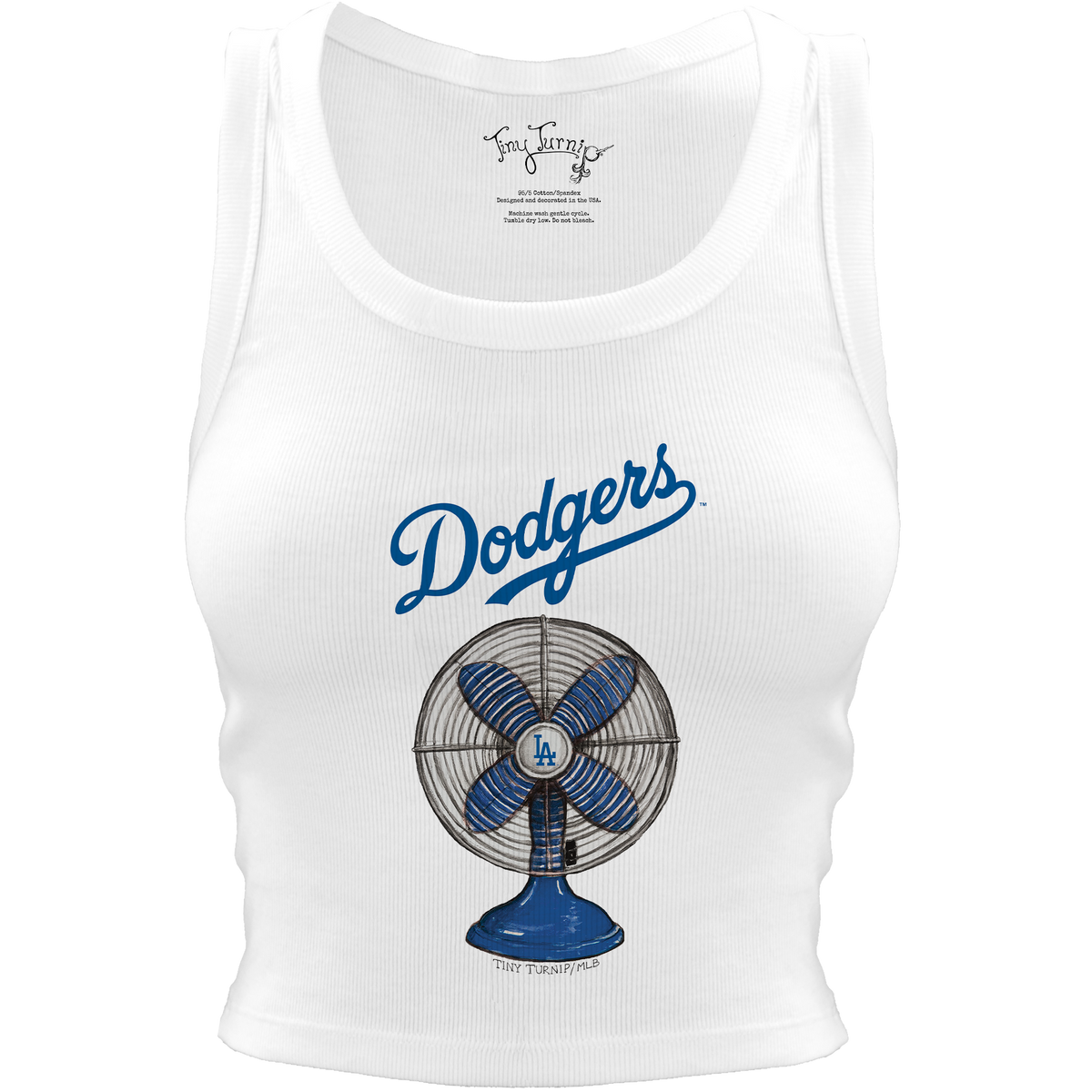 Los Angeles Dodgers Fan Crop Tank