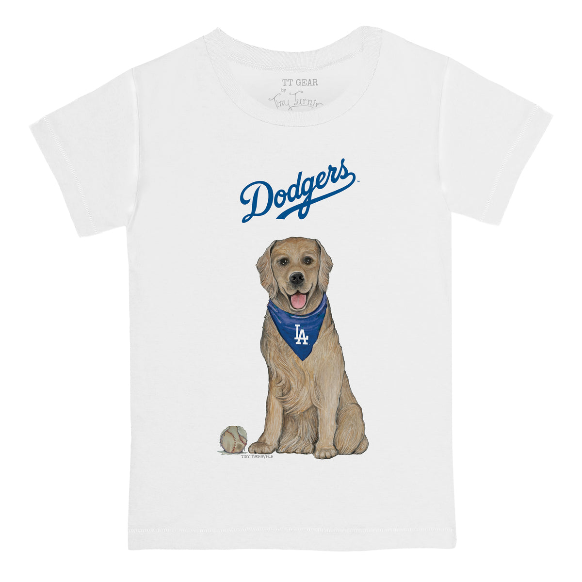Los Angeles Dodgers Golden Retriever Tee Shirt