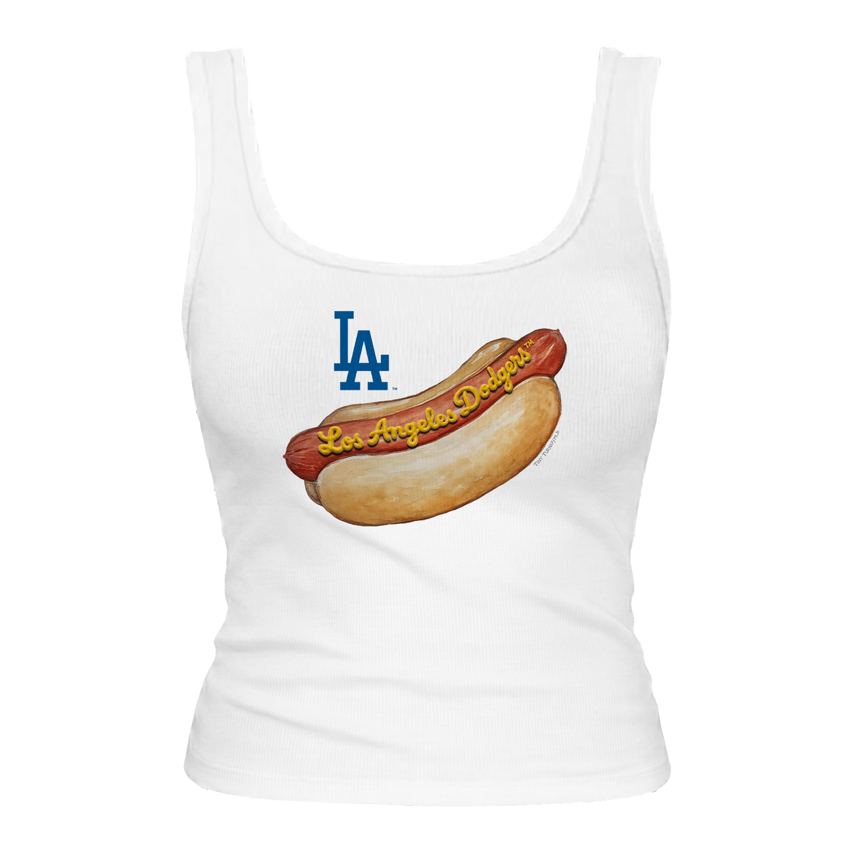 Los Angeles Dodgers Hot Dog Emmy Tank