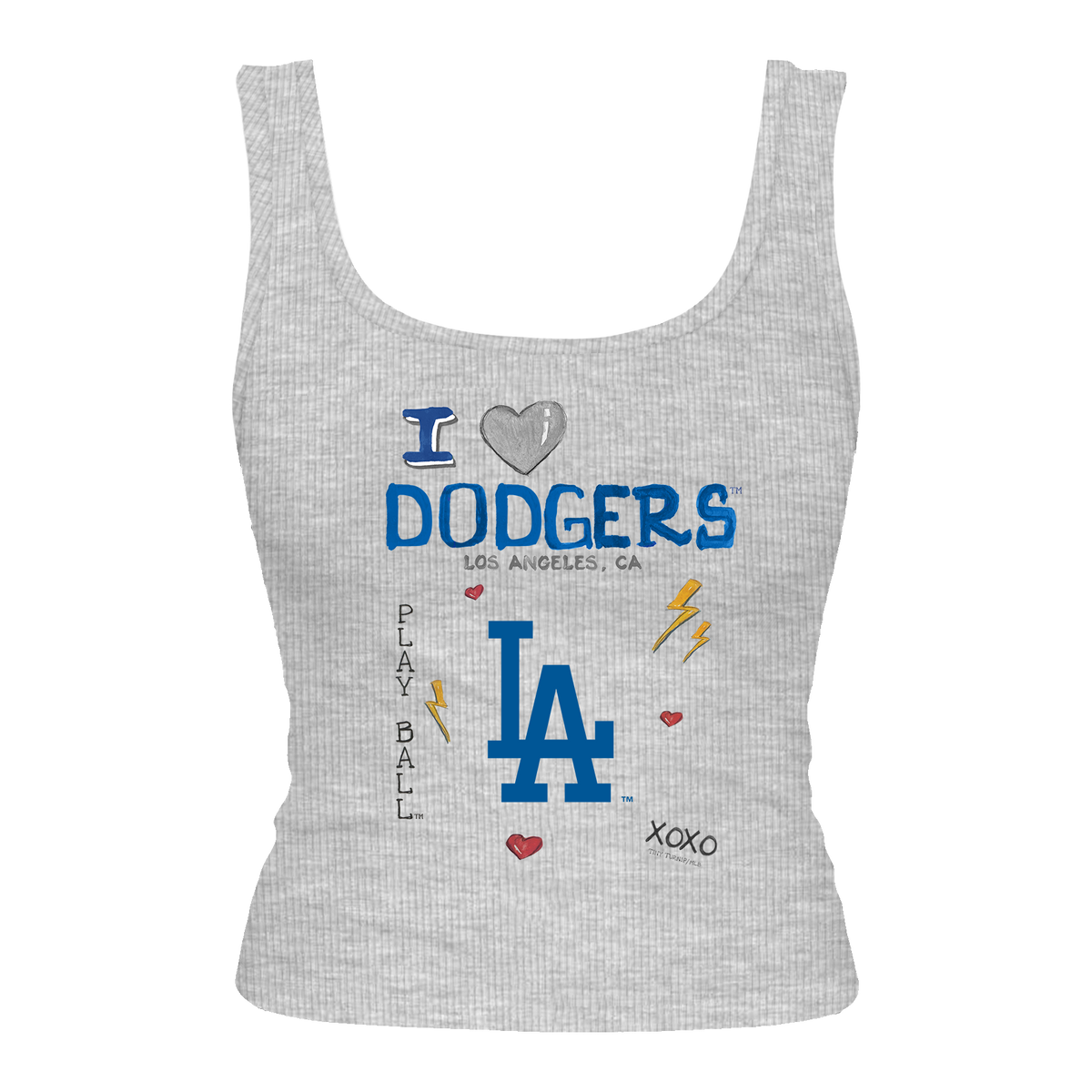 Los Angeles Dodgers I Heart Dodgers Emmy Tank