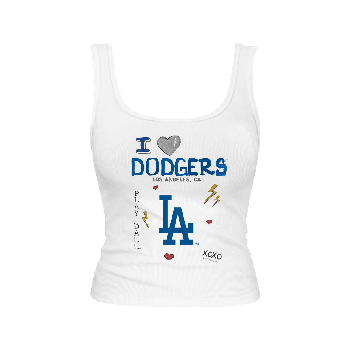 Los Angeles Dodgers I Heart Dodgers Emmy Tank