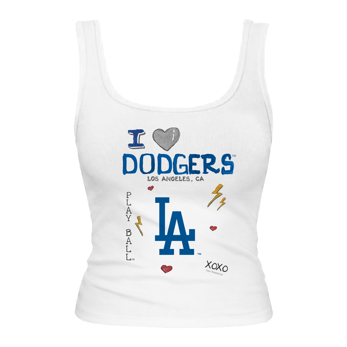 Los Angeles Dodgers I Heart Dodgers Emmy Tank