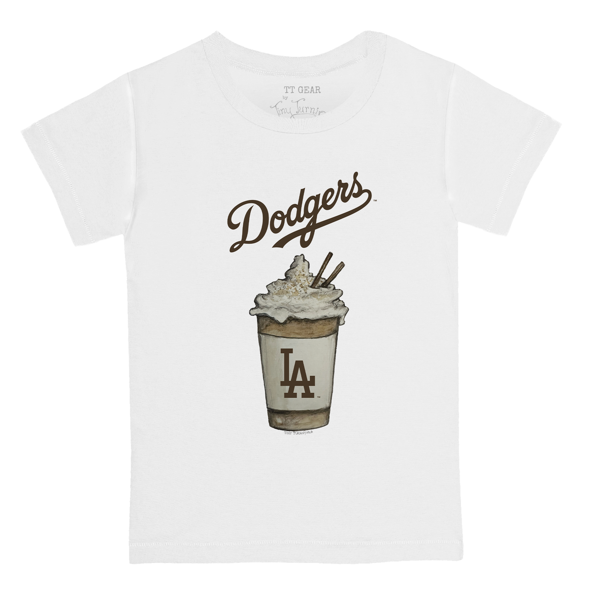 Los Angeles Dodgers Latte Kid's Tee Shirt