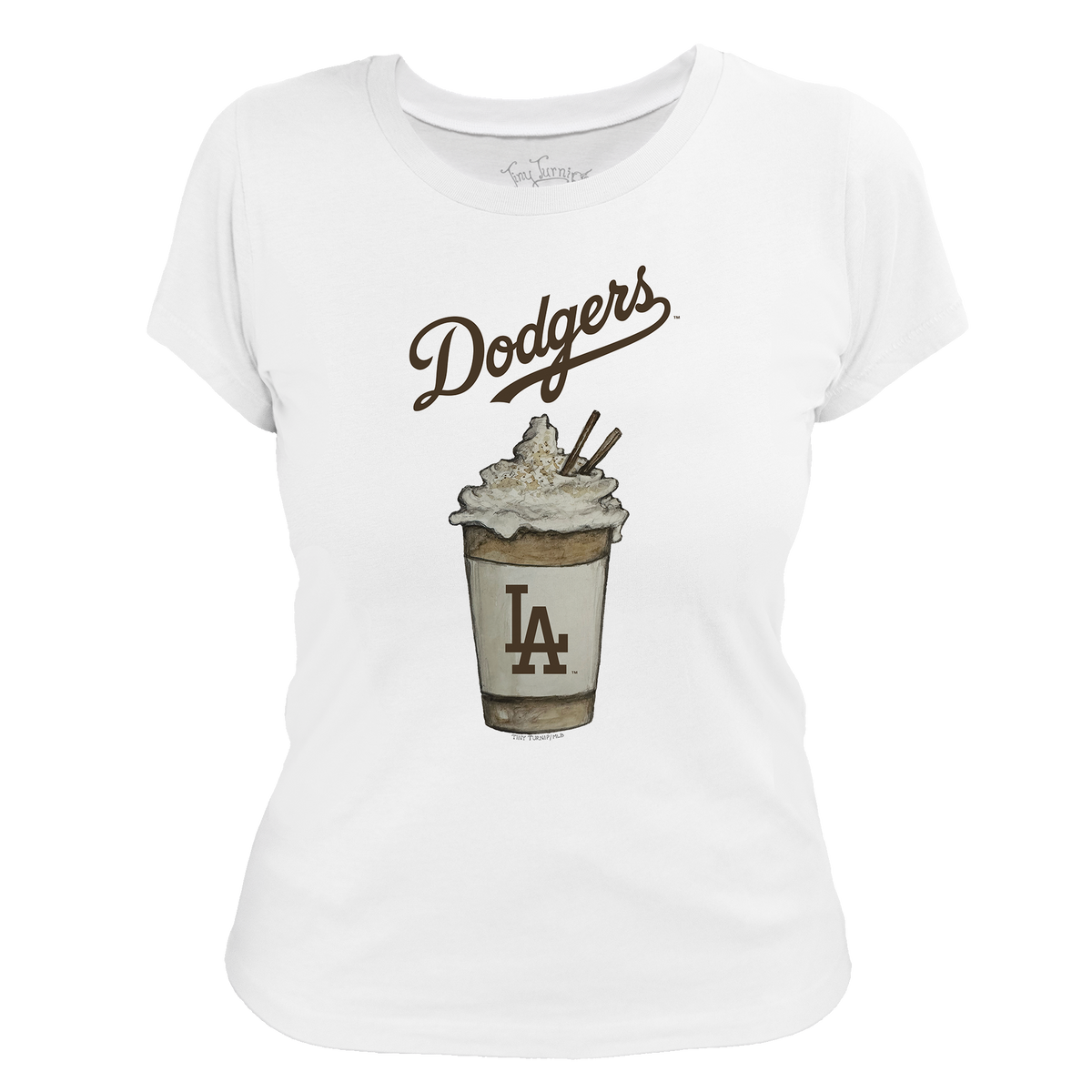 Los Angeles Dodgers Latte Women's Tee Shirt