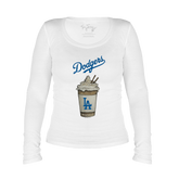 Los Angeles Dodgers Latte Legend Long Sleeve