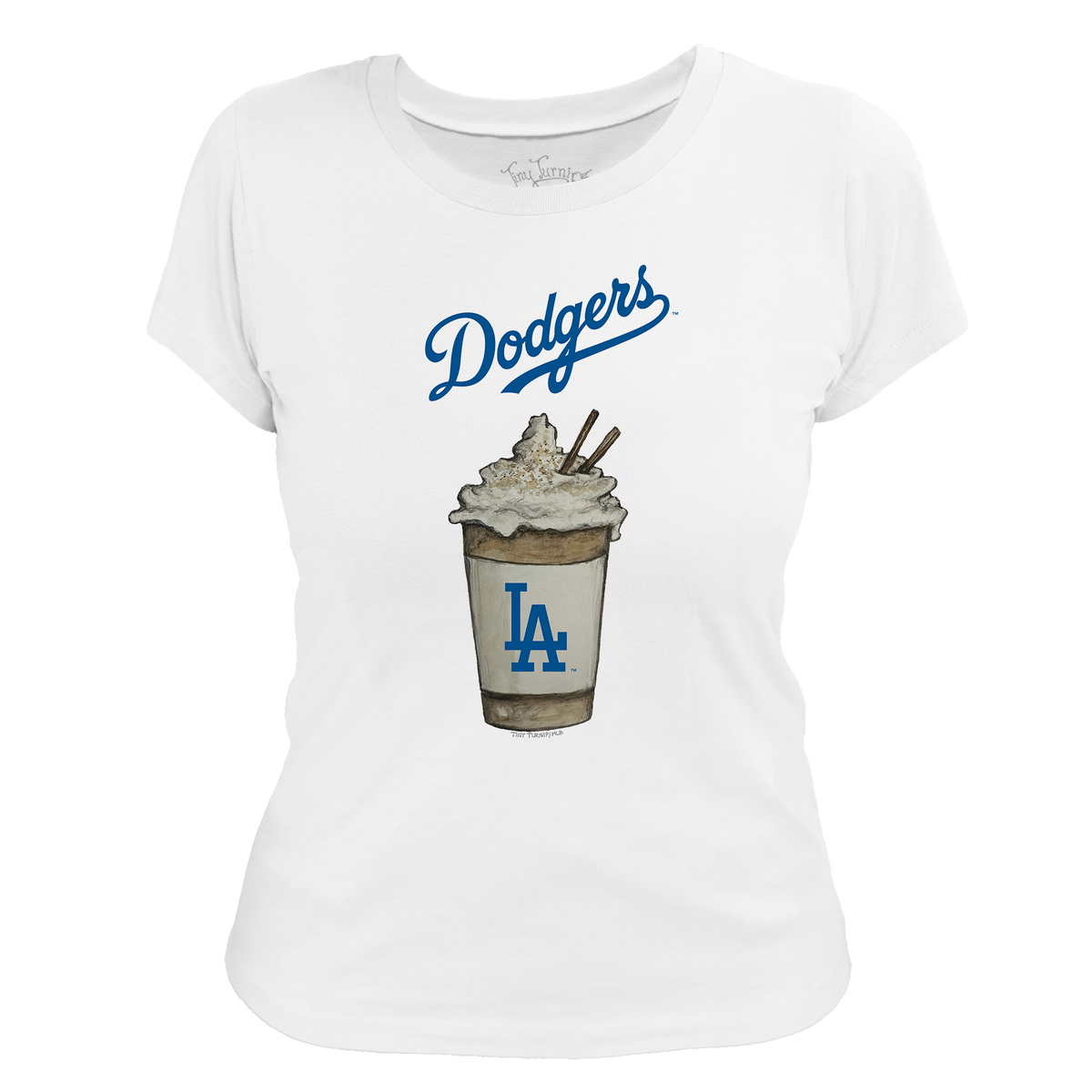 Los Angeles Dodgers Latte Women's Tee Shirt