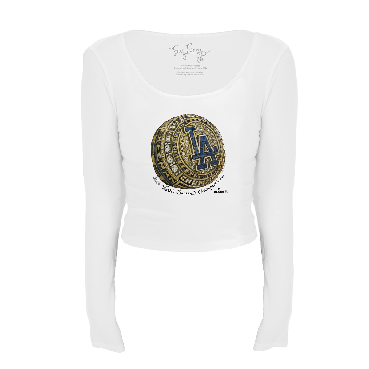 LA Dodgers Chelsea Freeman 2024 World Series Ring Women's Long Sleeve Lucy