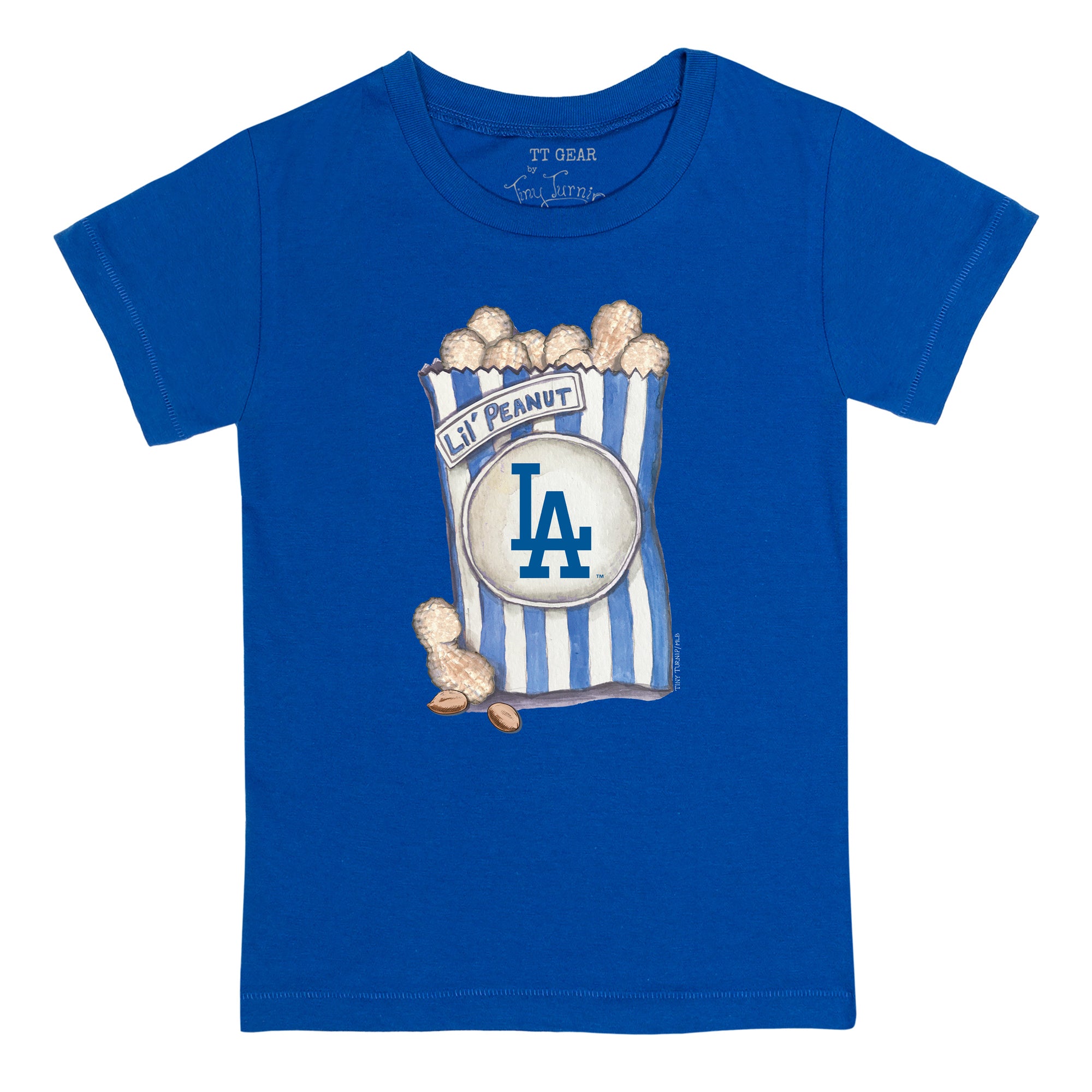 Los Angeles Dodgers Lil' Peanut Tee Shirt Tiny Turnip