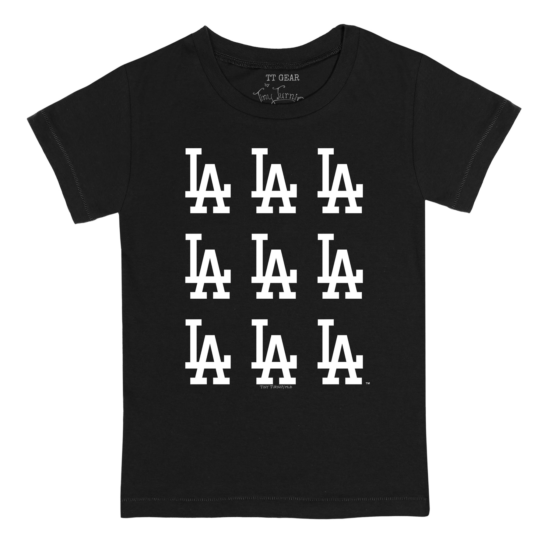 Los Angeles Dodgers Logo Grid Tee Shirt