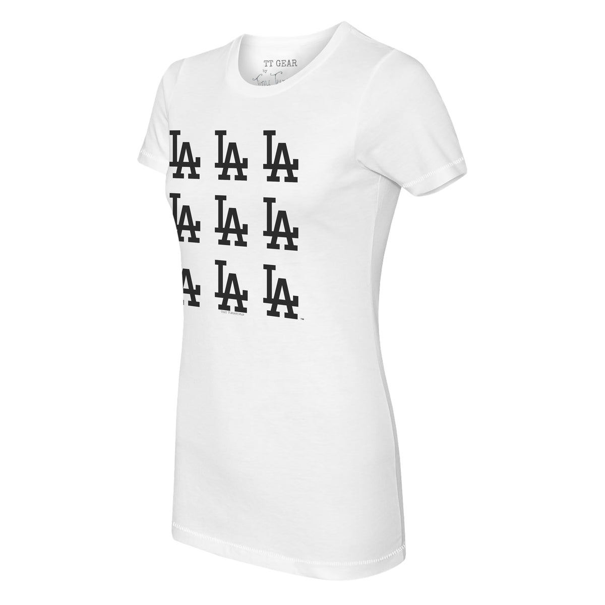 Los Angeles Dodgers Logo Grid Tee Shirt