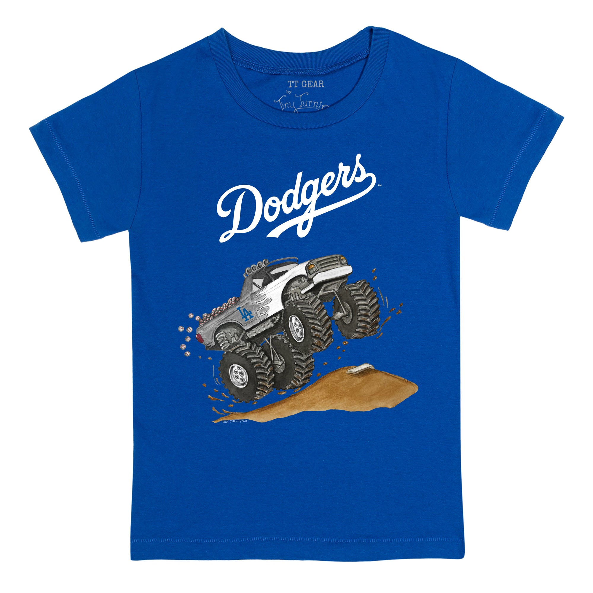 Los Angeles Dodgers Monster Truck Tee Shirt | Tiny Turnip