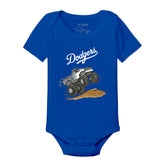 Los Angeles Dodgers Monster Truck Short Sleeve Snapper