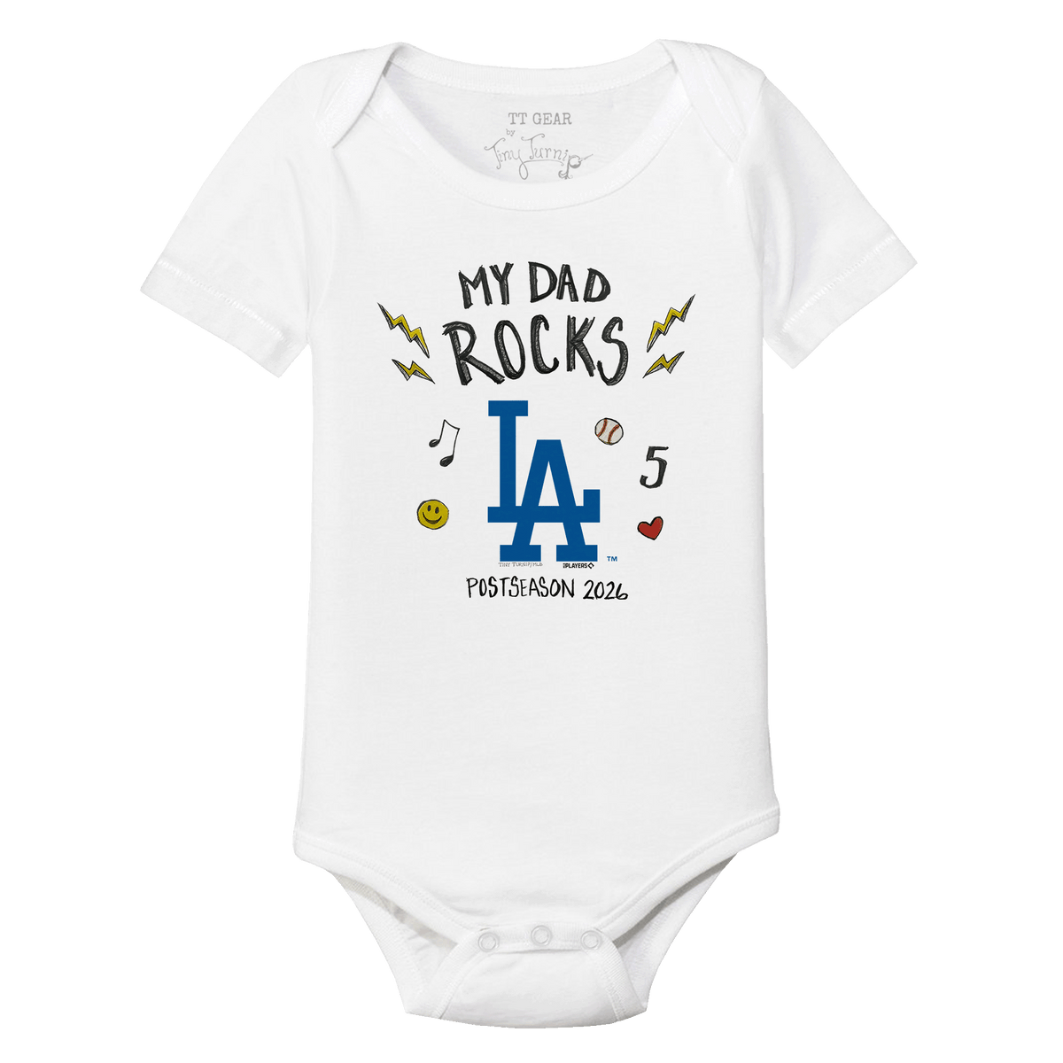 VIP Los Angeles Dodgers Postseason '26 Short Sleeve Snapper - Tiny Turnip