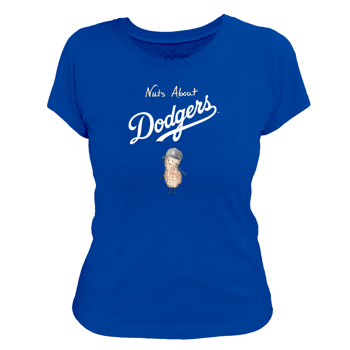 Los Angeles Dodgers Nuts About Dodgers Women's Tee Shirt - Tiny Turnip
