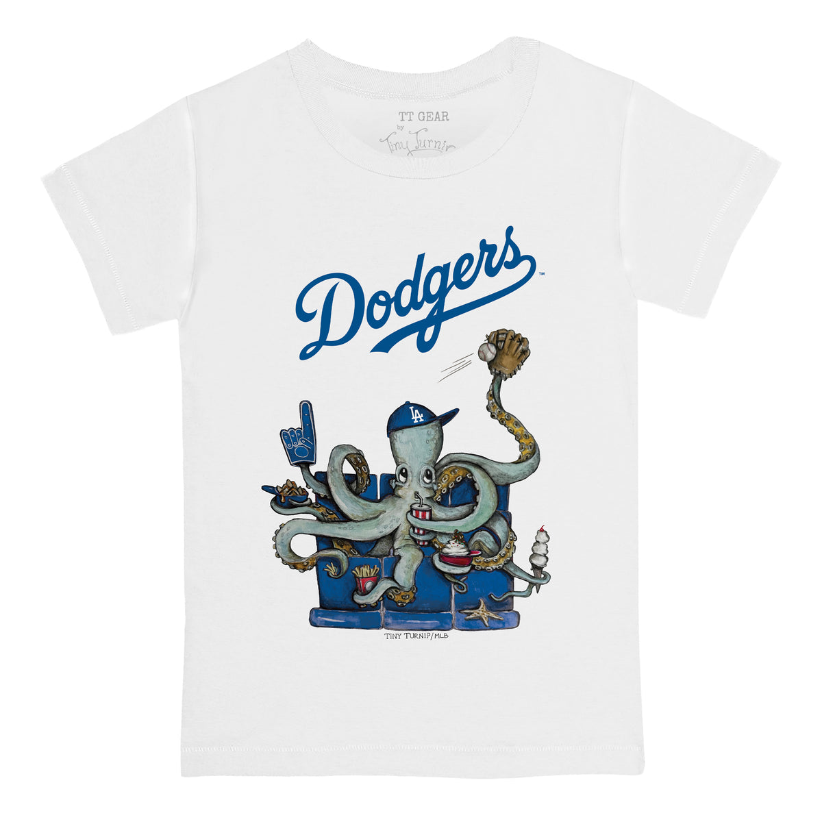 Los Angeles Dodgers Octopus Tee Shirt