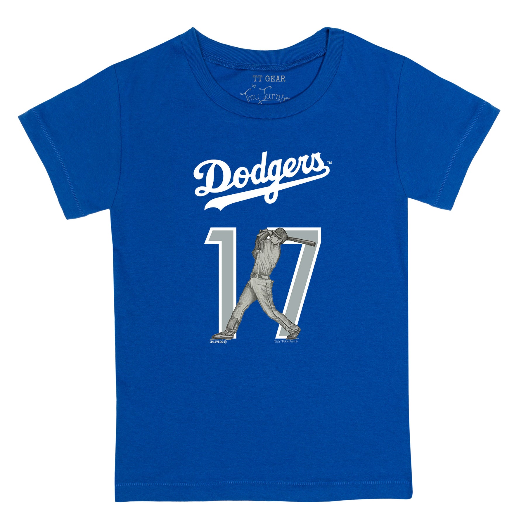 Los Angeles Dodgers Ohtani Batting Portrait Ohtani 17 Tee Shirt