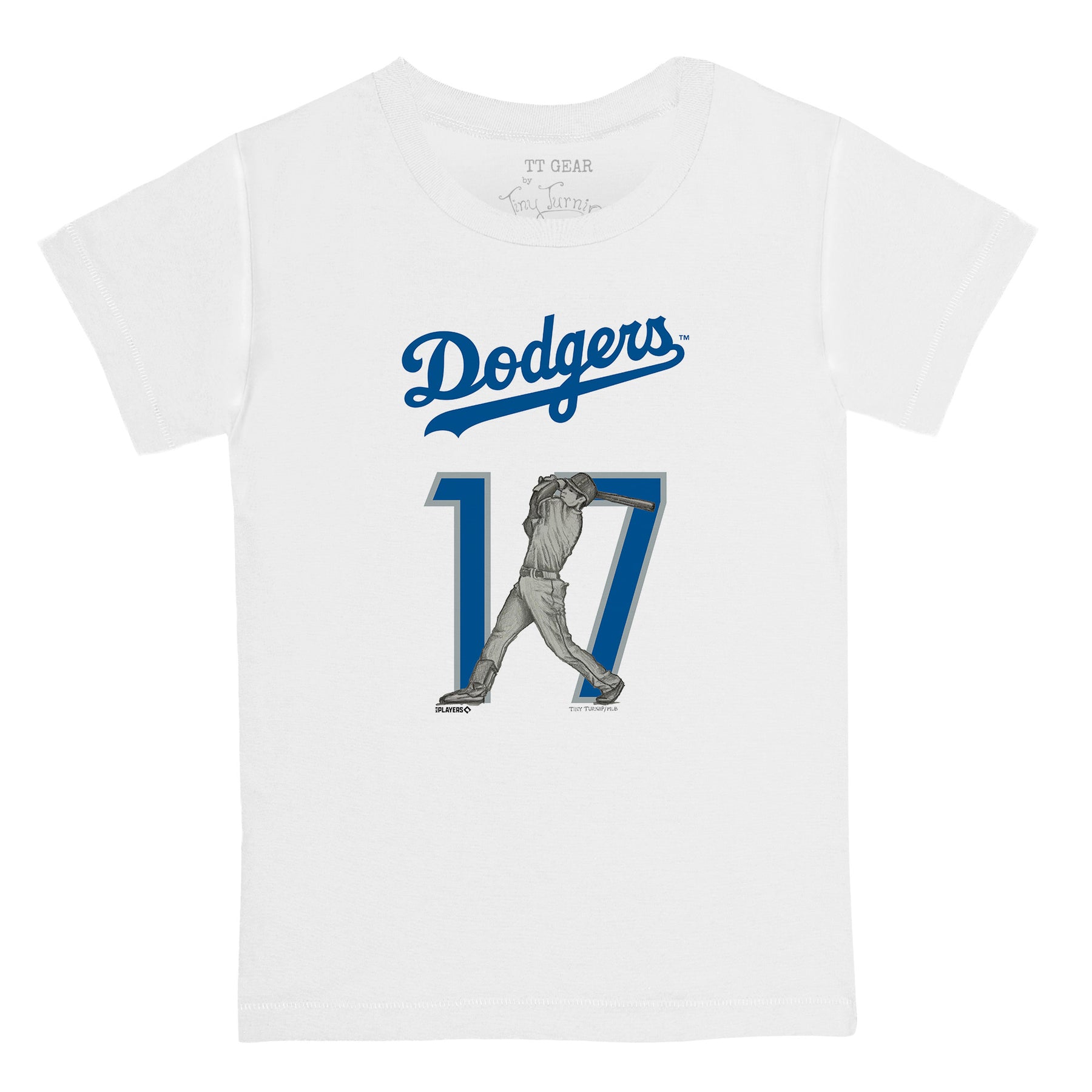 Los Angeles Dodgers Ohtani Batting Portrait Ohtani 17 Tee Shirt