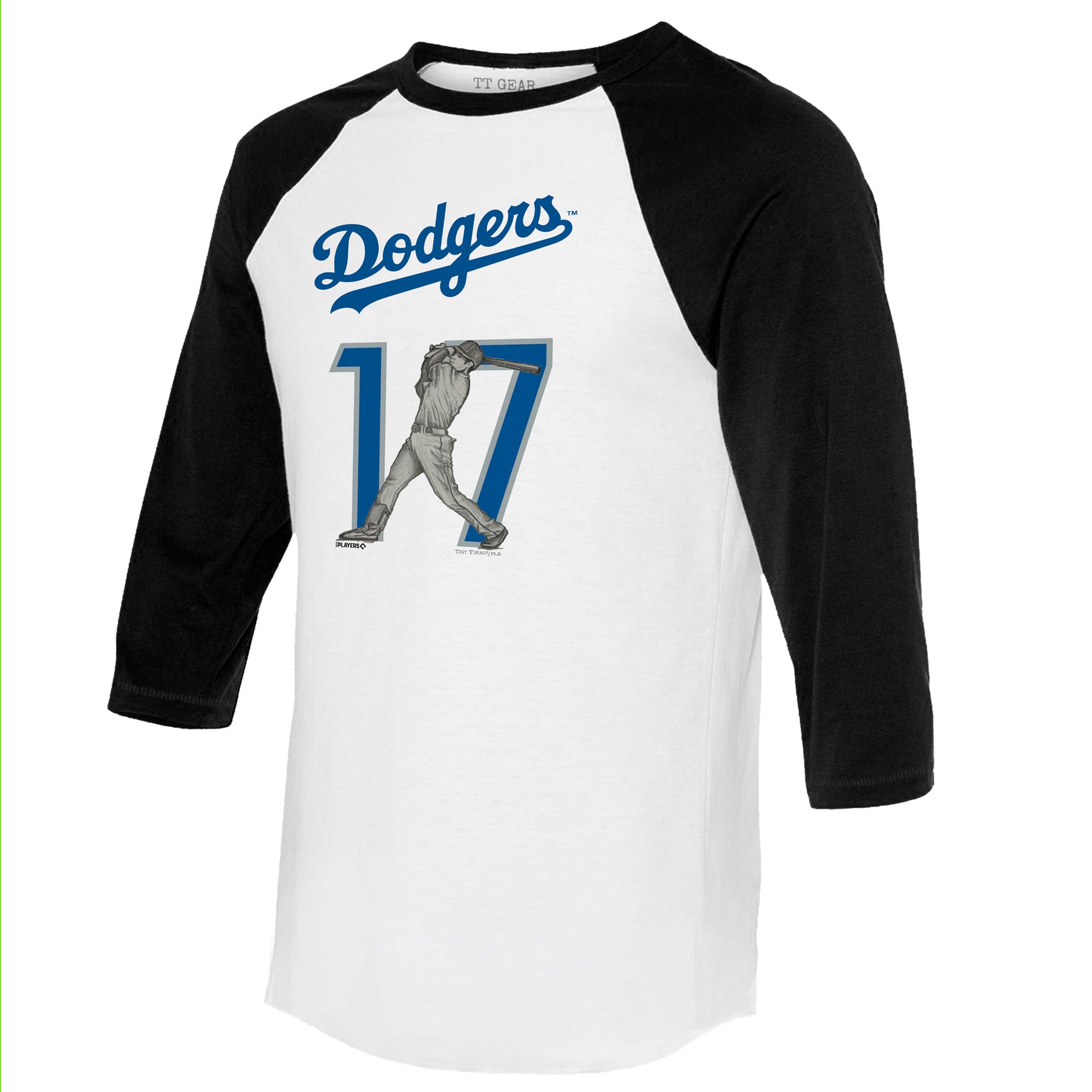 Los Angeles Dodgers Ohtani Batting Portrait Ohtani 17 3/4 Raglan