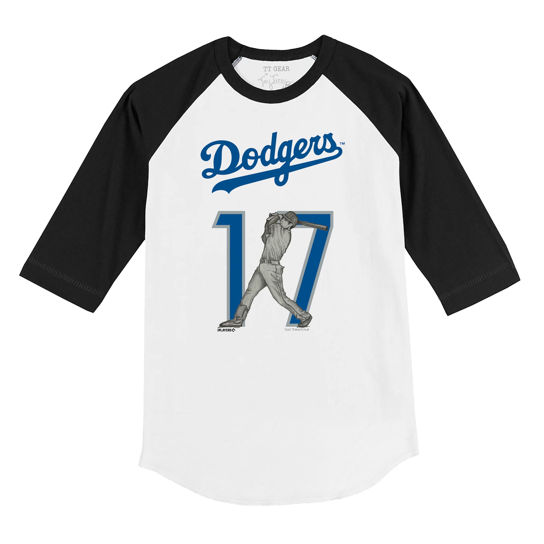 Los Angeles Dodgers Ohtani Batting Portrait Ohtani 17 3/4 Raglan