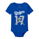 Los Angeles Dodgers Ohtani Pitching Portrait Ohtani 17 Short Sleeve Snapper