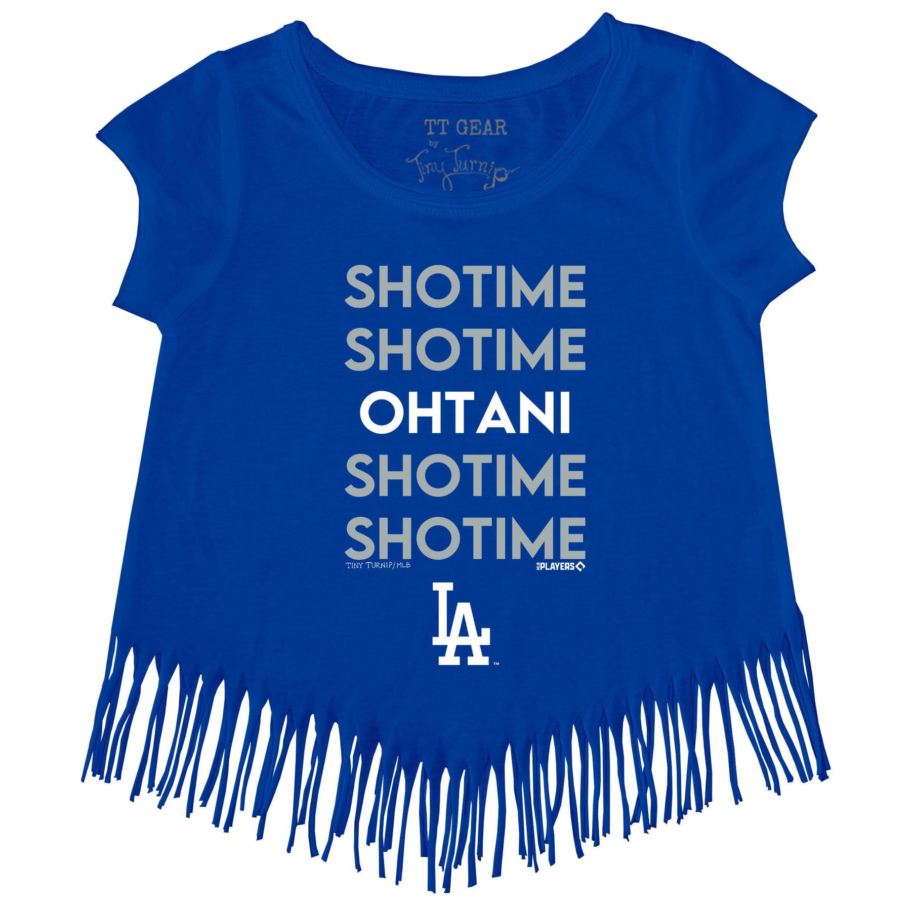 Los Angeles Dodgers Ohtani Stacked Fringe Tee