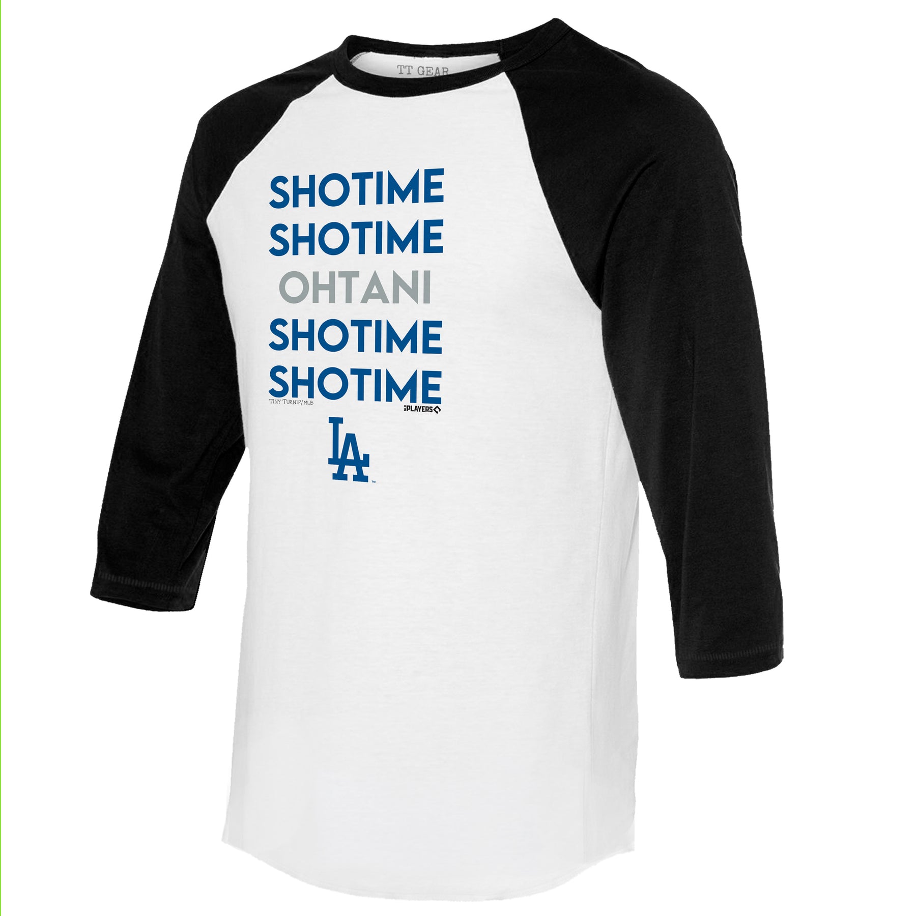 Los Angeles Dodgers Ohtani Stacked 3/4 Raglan