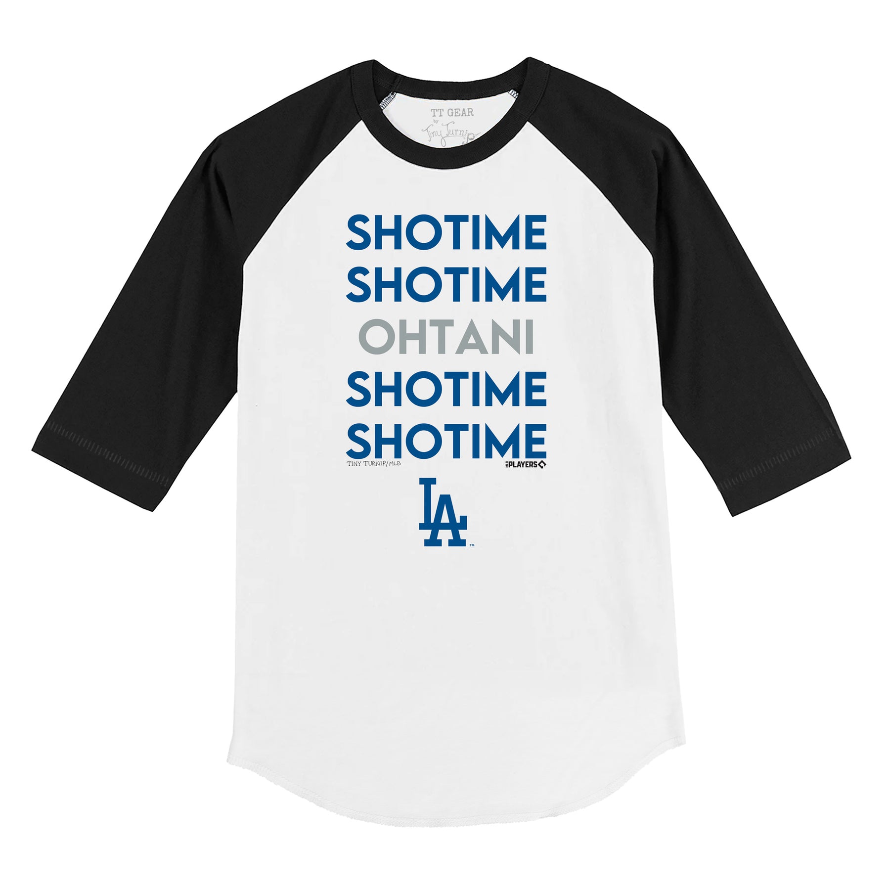 Los Angeles Dodgers Ohtani Stacked 3/4 Raglan