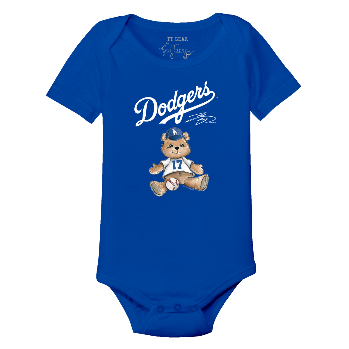 Los Angeles Dodgers Ohtani Teddy Short Sleeve Snapper