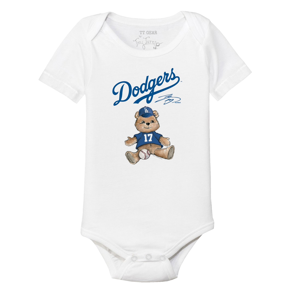 Los Angeles Dodgers Ohtani Teddy Short Sleeve Snapper