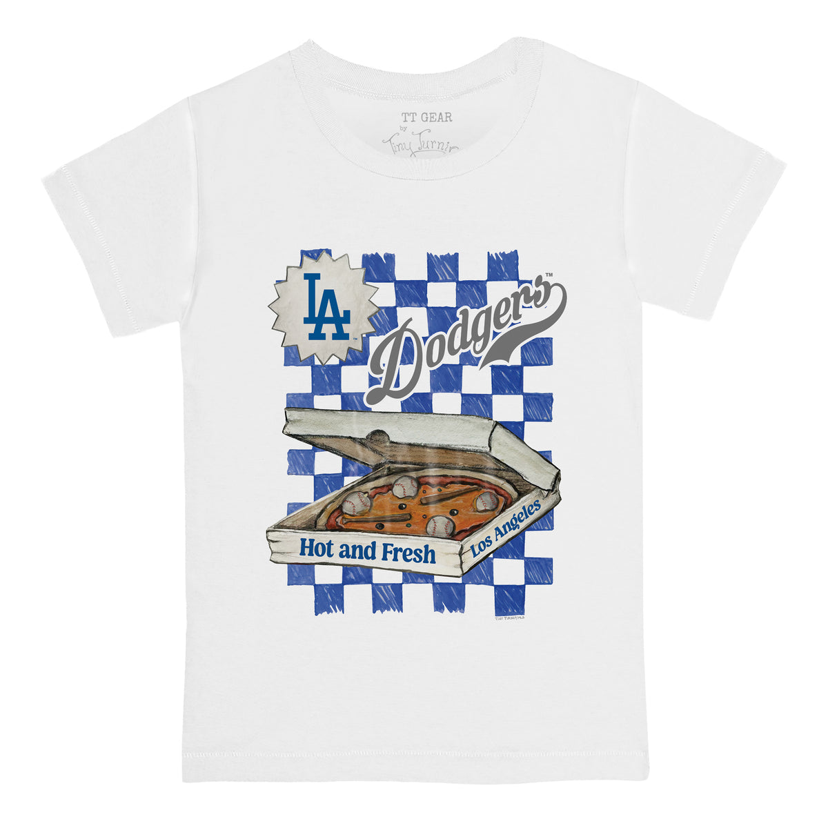 Los Angeles Dodgers Pizza Tee Shirt