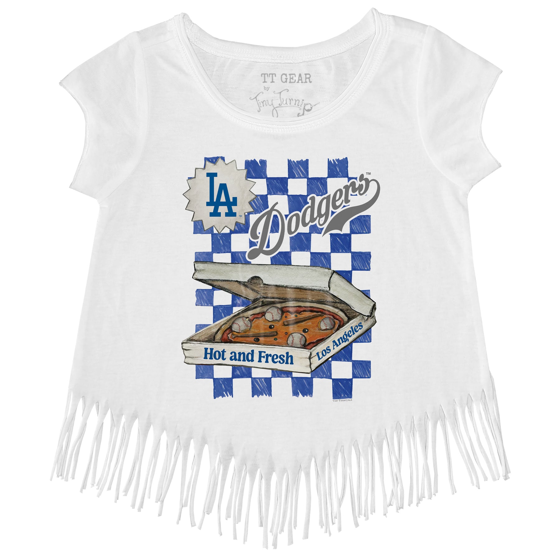 Los Angeles Dodgers Pizza Fringe Tee