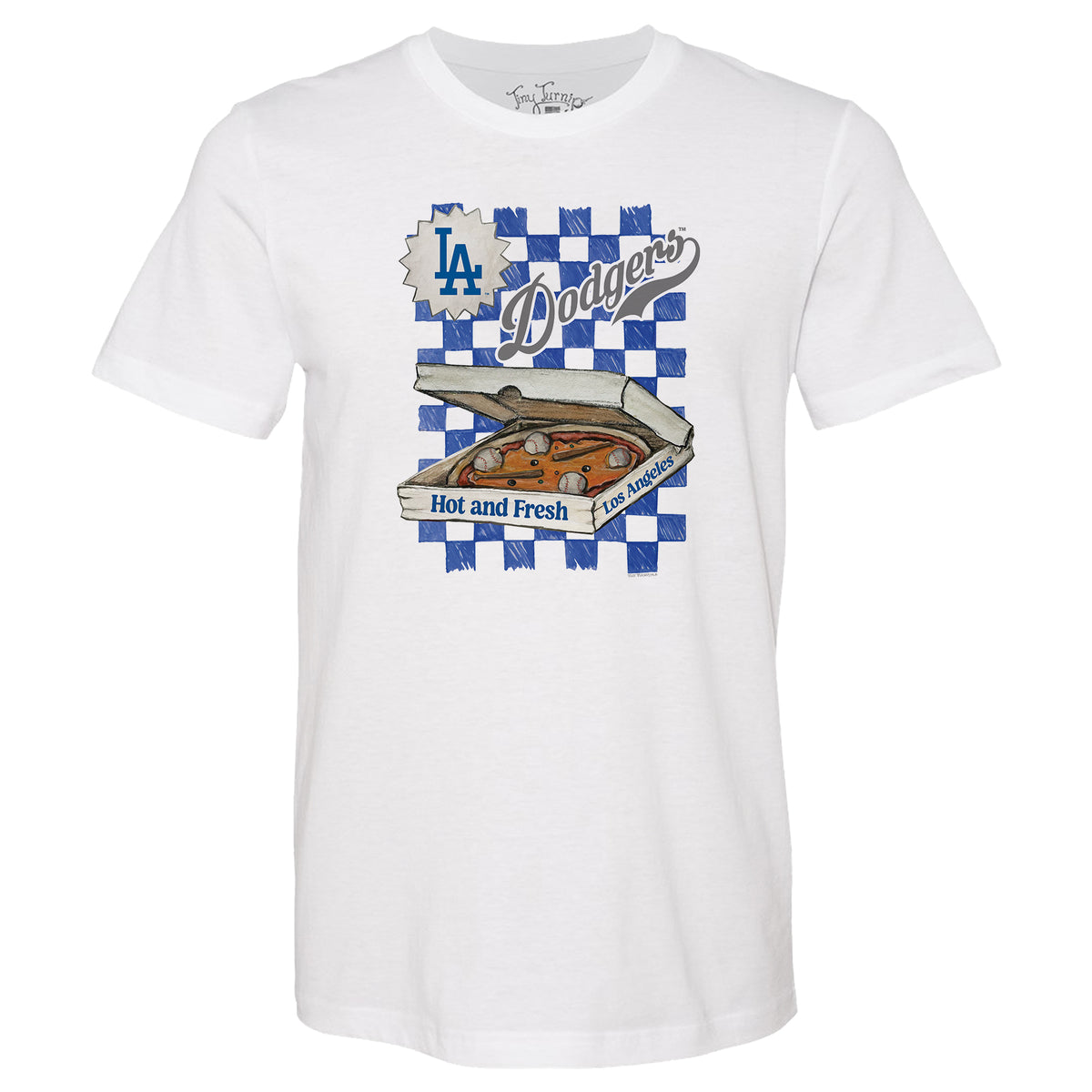 Los Angeles Dodgers Pizza Tee Shirt
