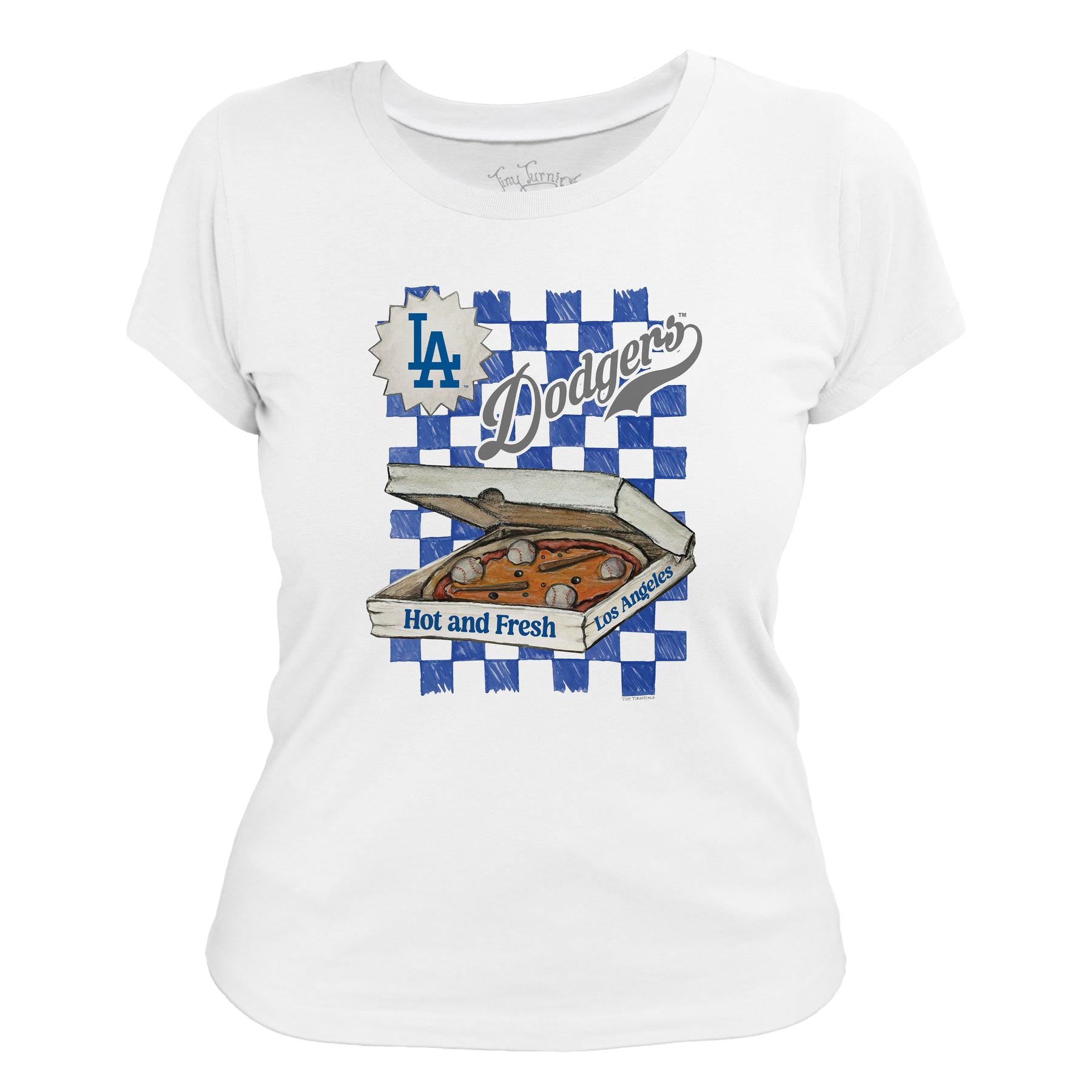 Los Angeles Dodgers Pizza Tee Shirt